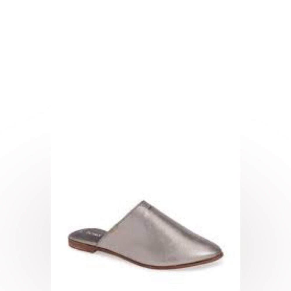 TOMS Jutti Metallic Leather Mules